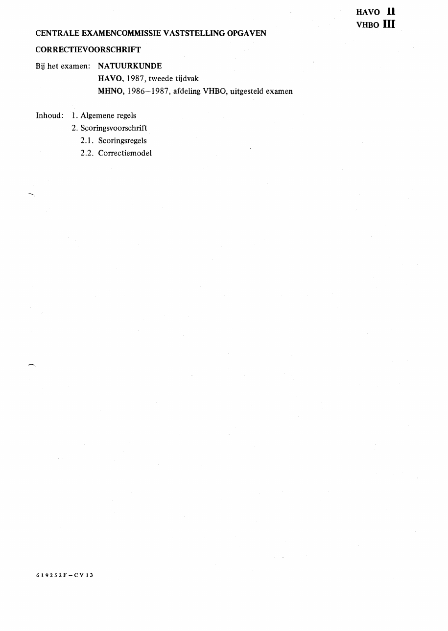 beoordelingsmodel bladzijde 1