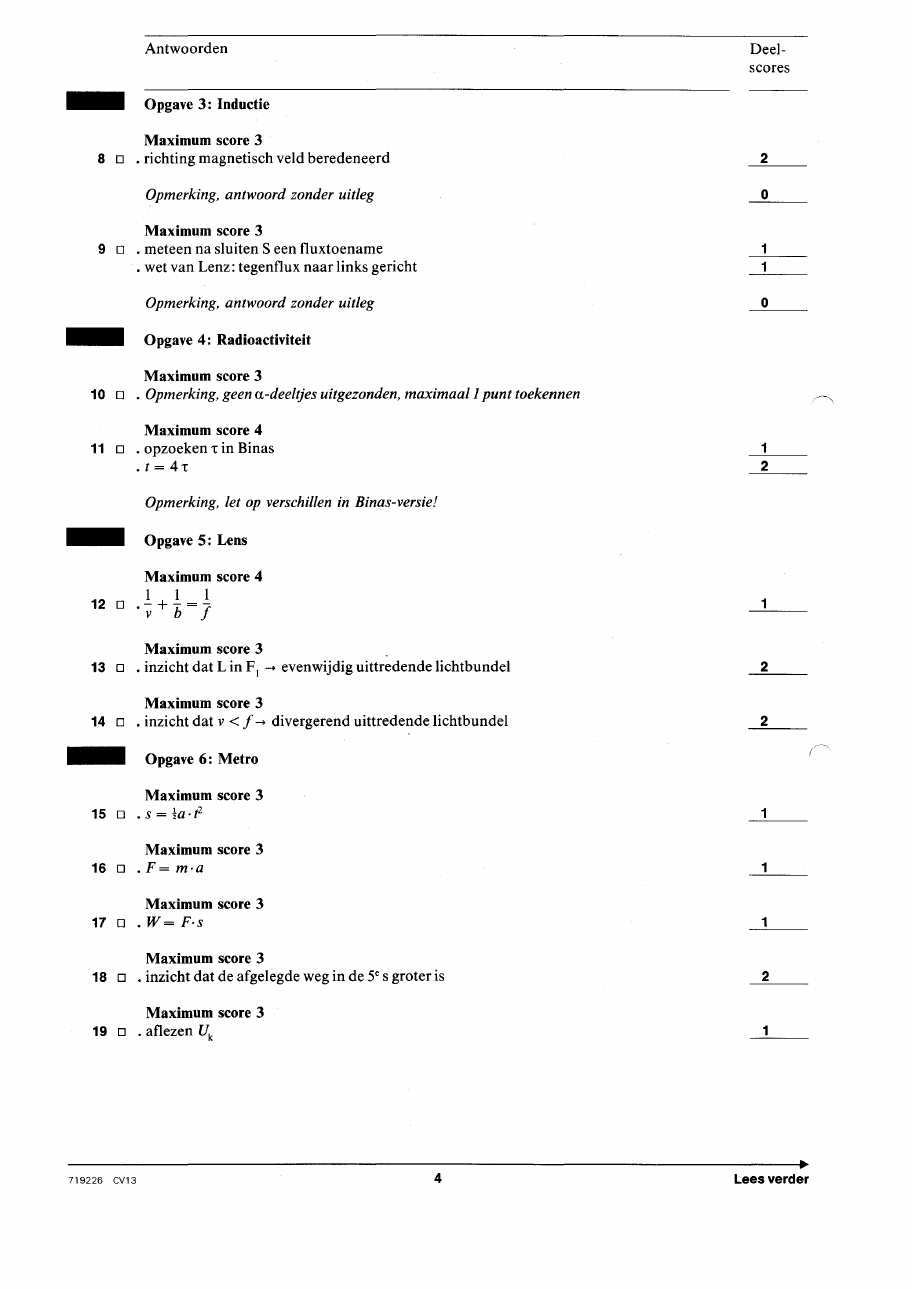 beoordelingsmodel bladzijde 4