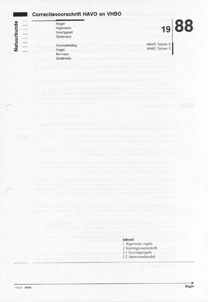 beoordelingsmodel bladzijde 1