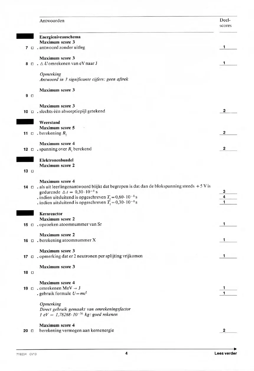 beoordelingsmodel bladzijde 4
