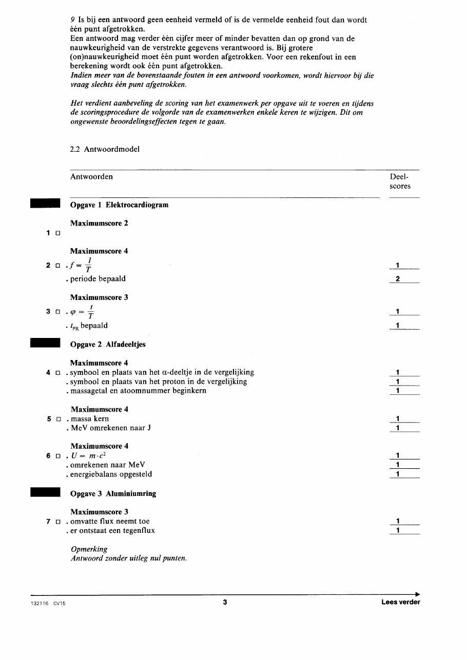 beoordelingsmodel bladzijde 3