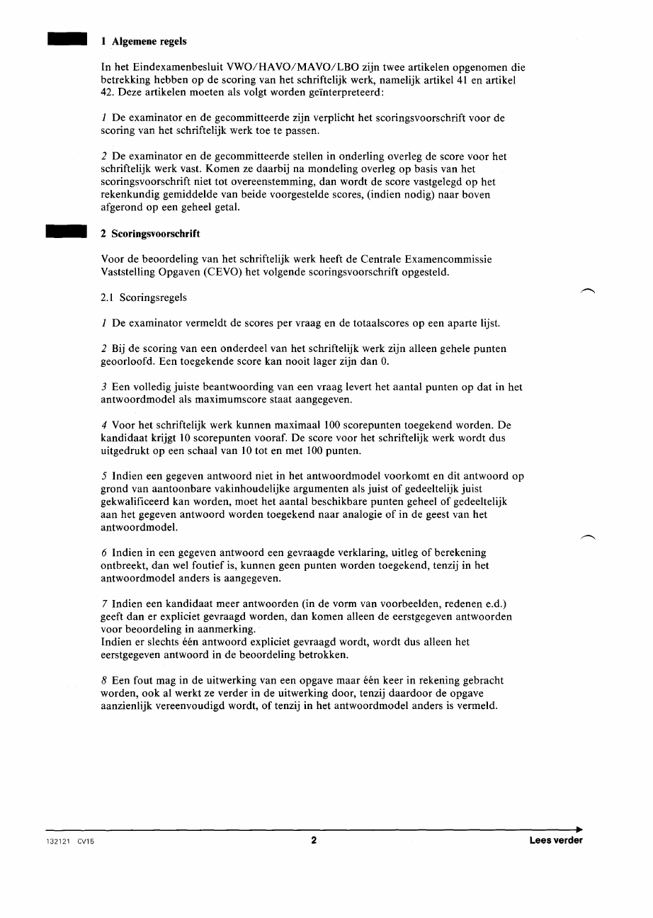beoordelingsmodel bladzijde 2