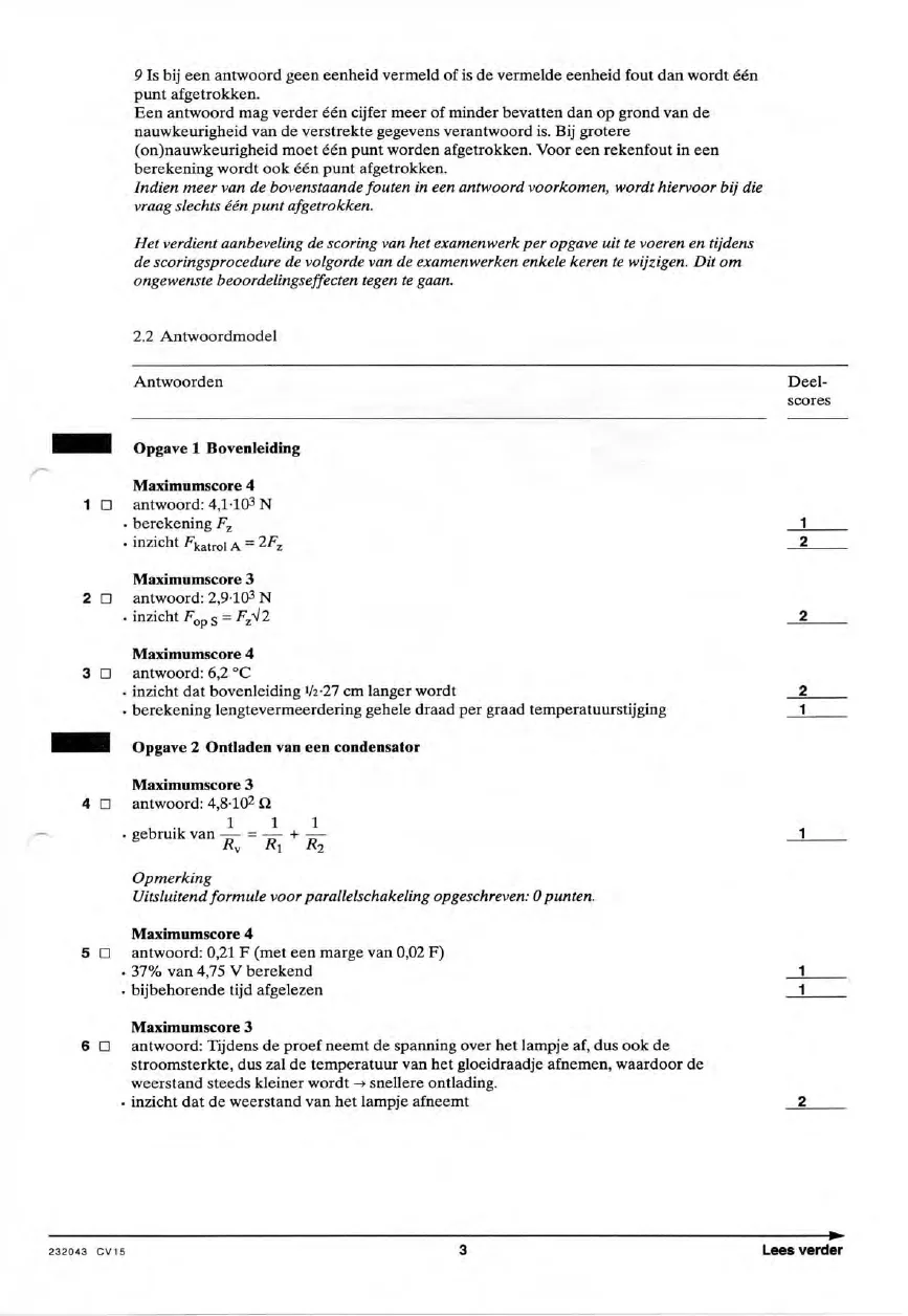 beoordelingsmodel bladzijde 3