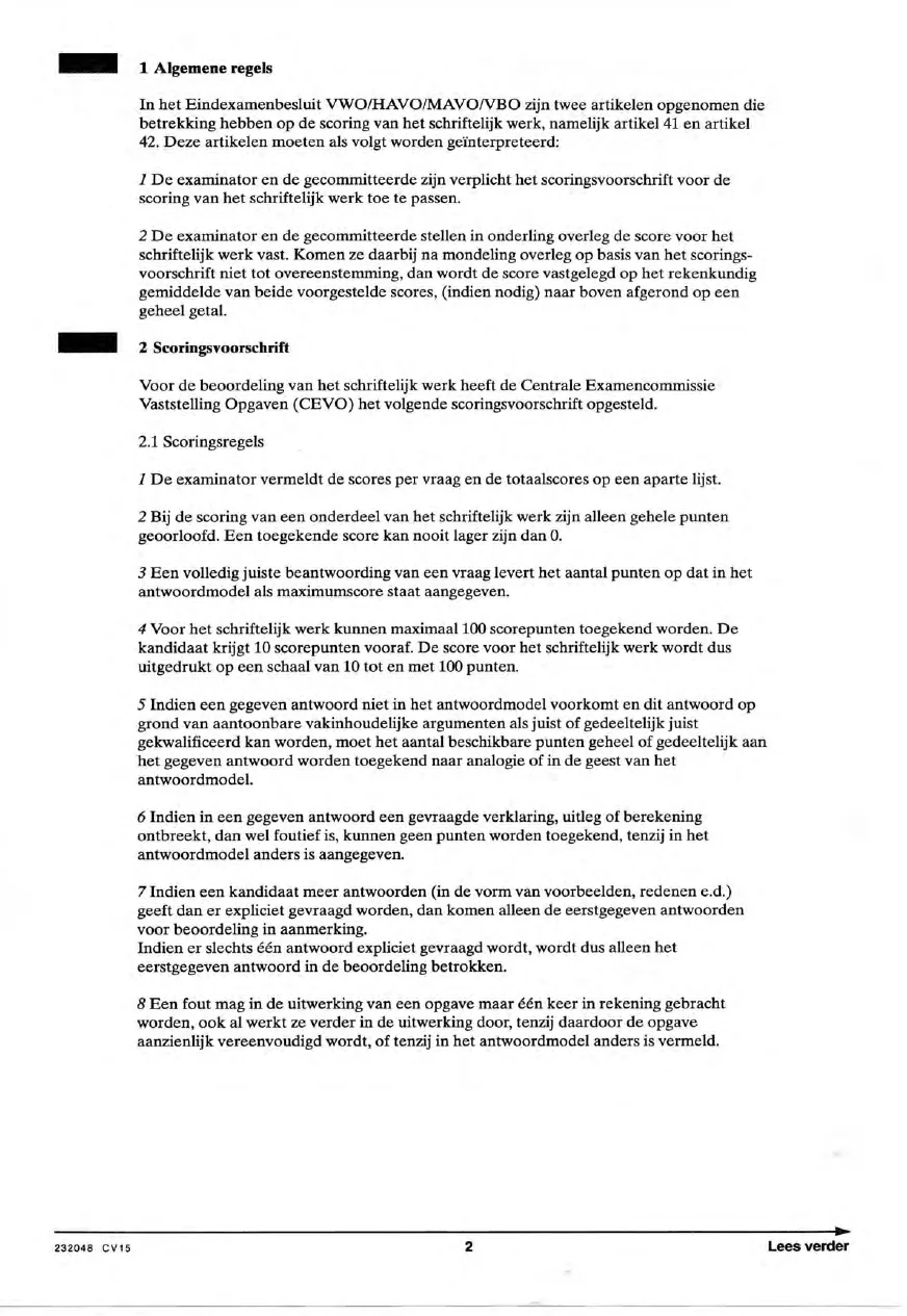 beoordelingsmodel bladzijde 2