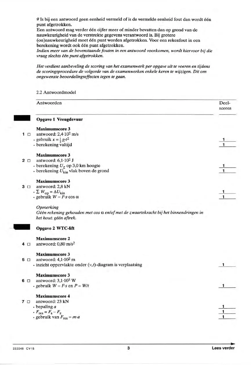 beoordelingsmodel bladzijde 3