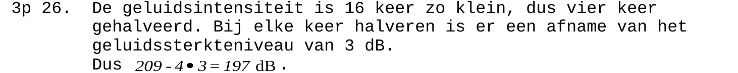 beoordelingsmodel vraag 26