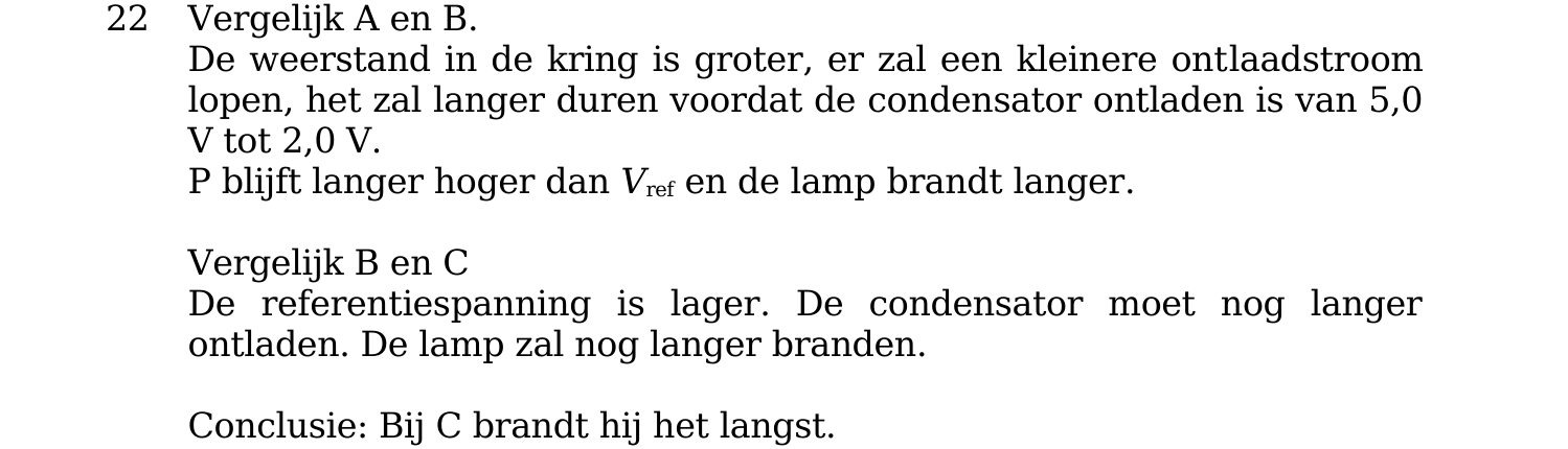 beoordelingsmodel vraag 22