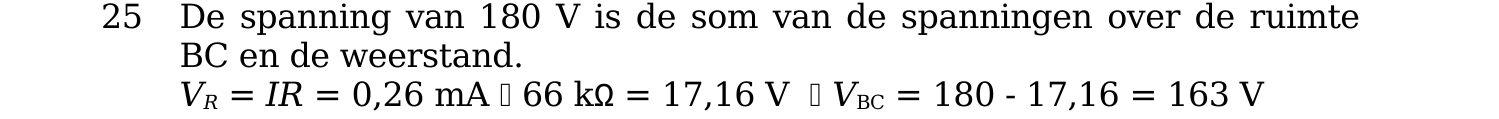 beoordelingsmodel vraag 25