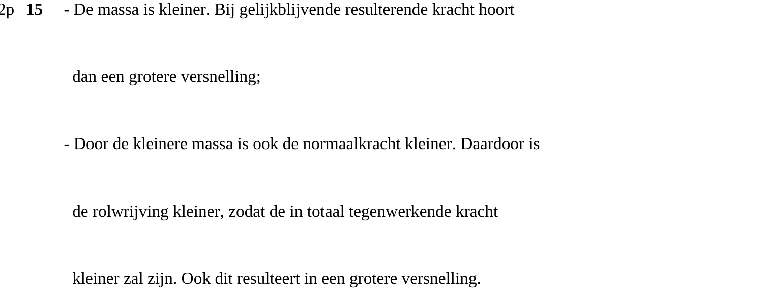 beoordelingsmodel vraag 15