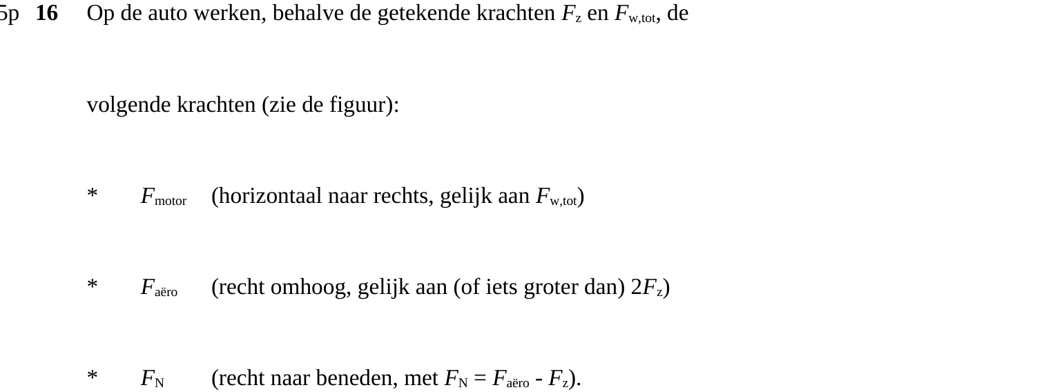 beoordelingsmodel vraag 16