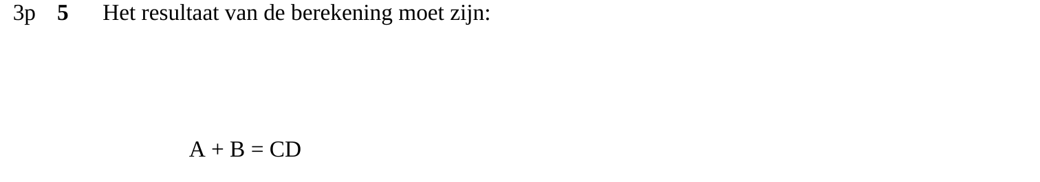 beoordelingsmodel vraag 5