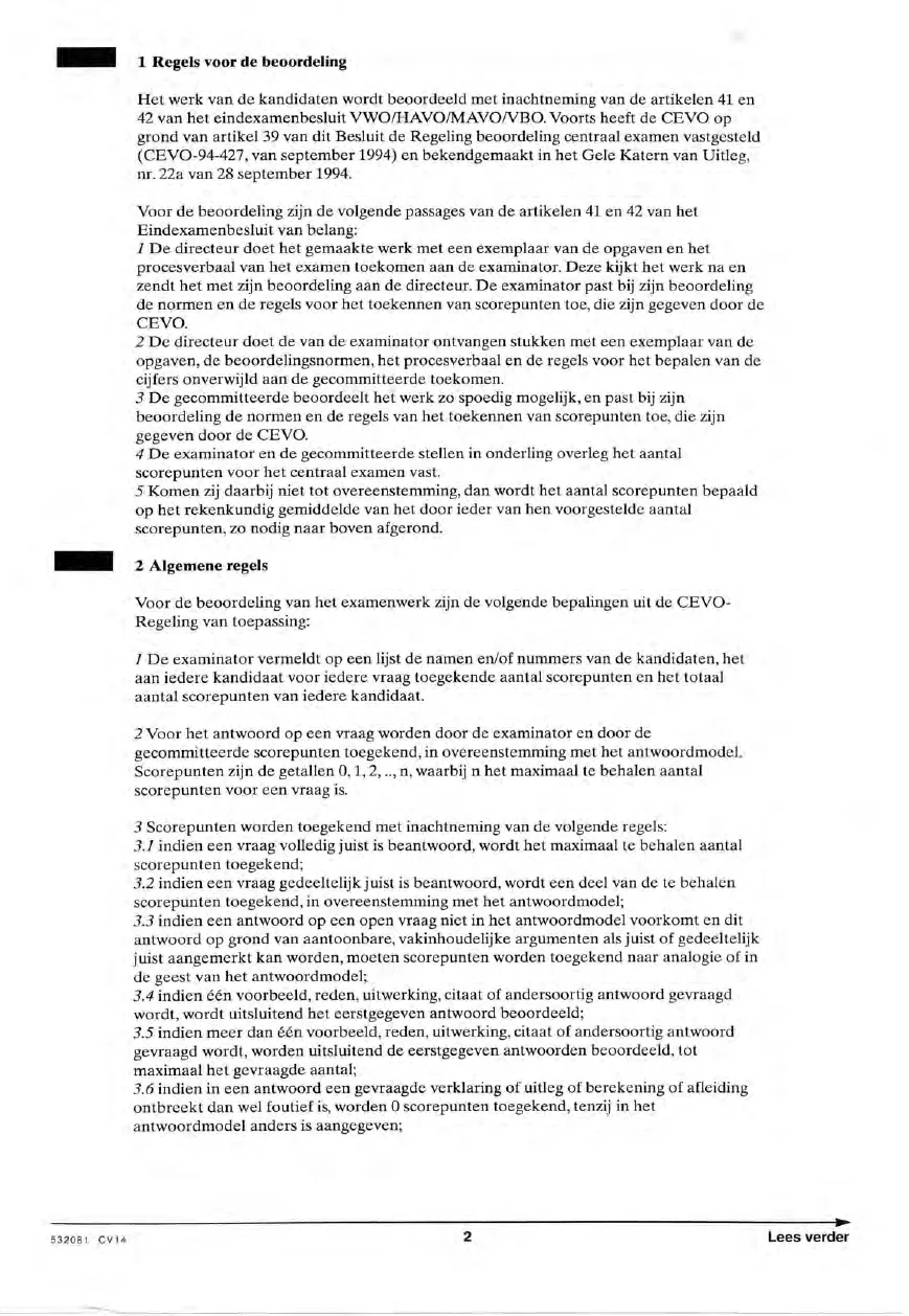 beoordelingsmodel bladzijde 2