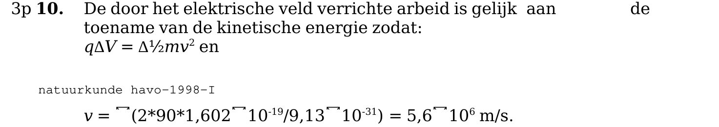 beoordelingsmodel vraag 10