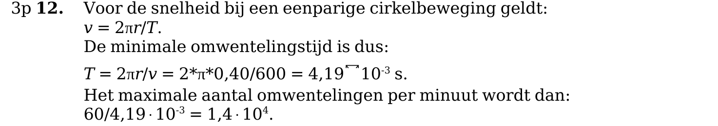 beoordelingsmodel vraag 12
