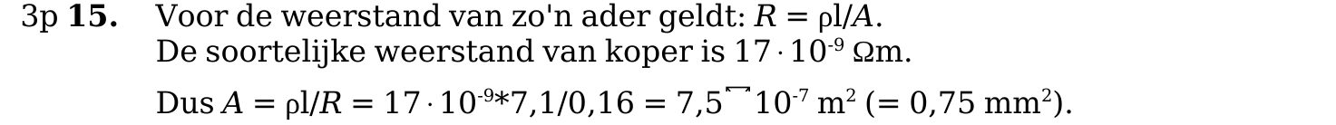 beoordelingsmodel vraag 15