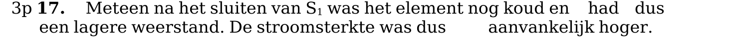 beoordelingsmodel vraag 17