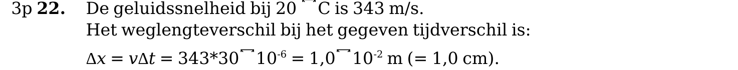 beoordelingsmodel vraag 22