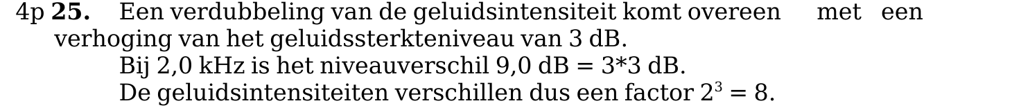beoordelingsmodel vraag 25