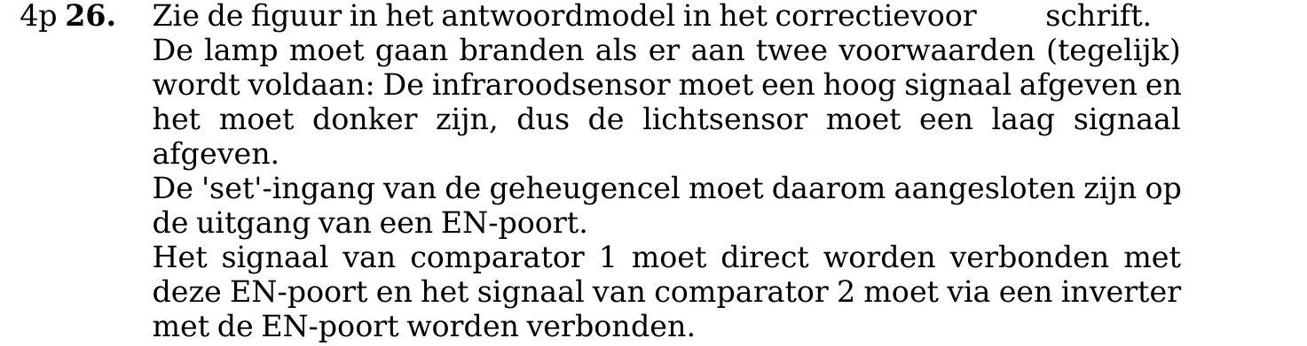 beoordelingsmodel vraag 26