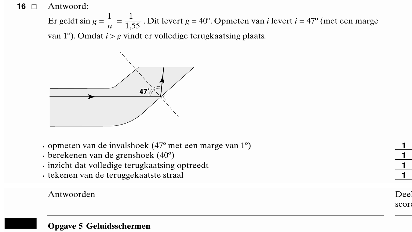 beoordelingsmodel vraag 16