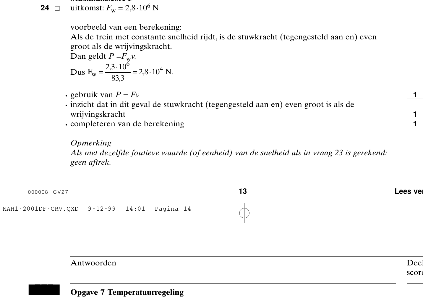 beoordelingsmodel vraag 24