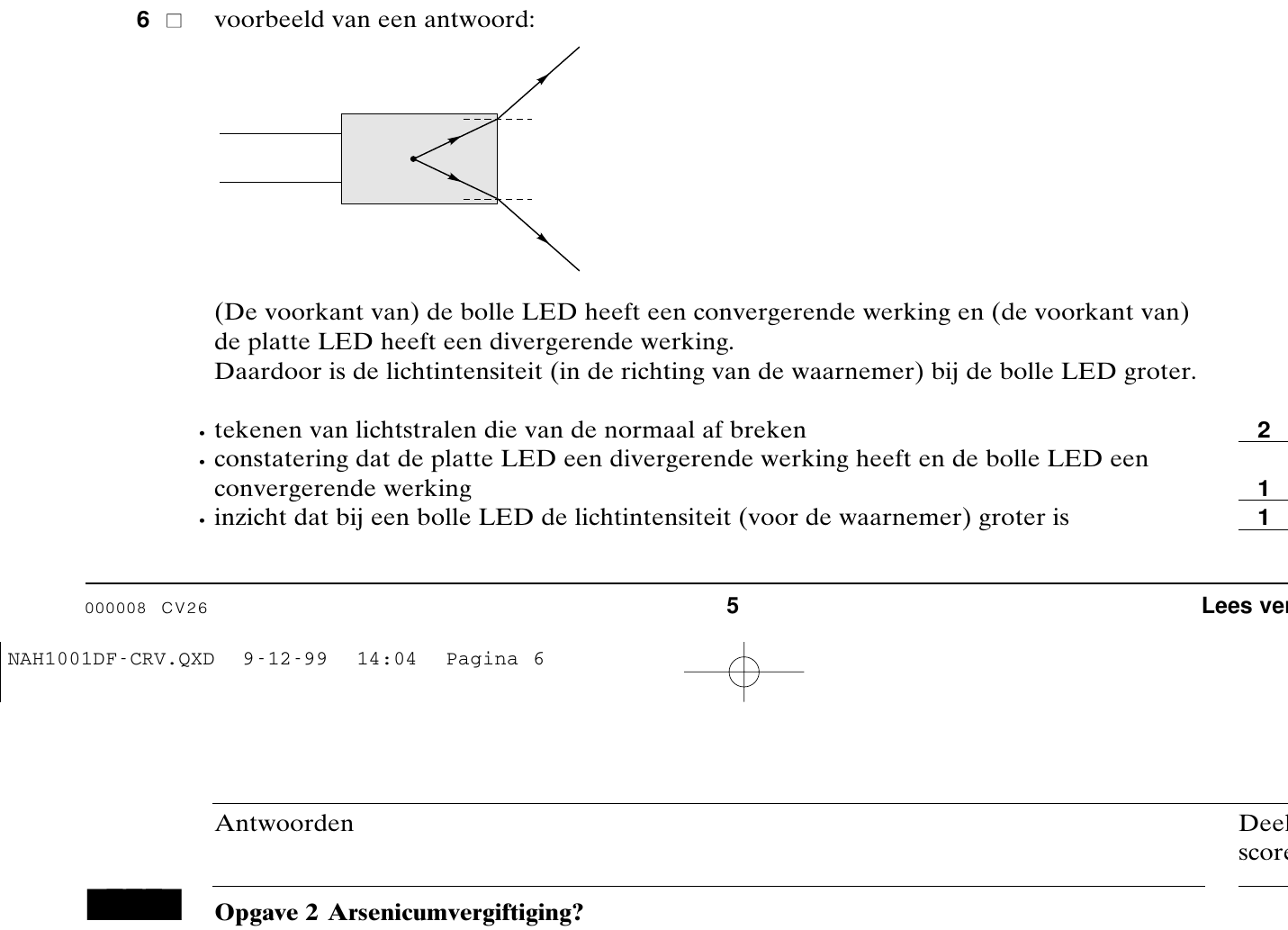 beoordelingsmodel vraag 6