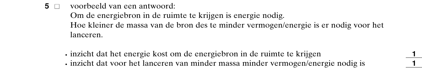 beoordelingsmodel vraag 5