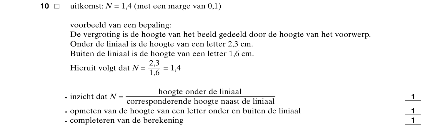 beoordelingsmodel vraag 10