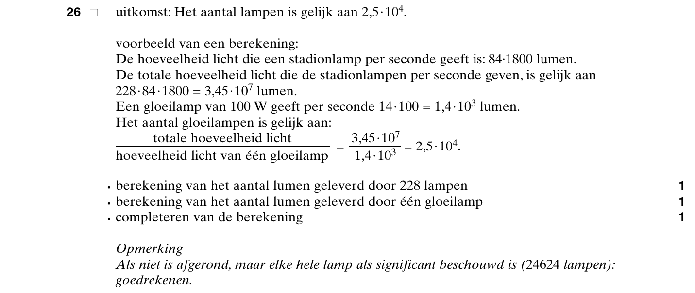 beoordelingsmodel vraag 26