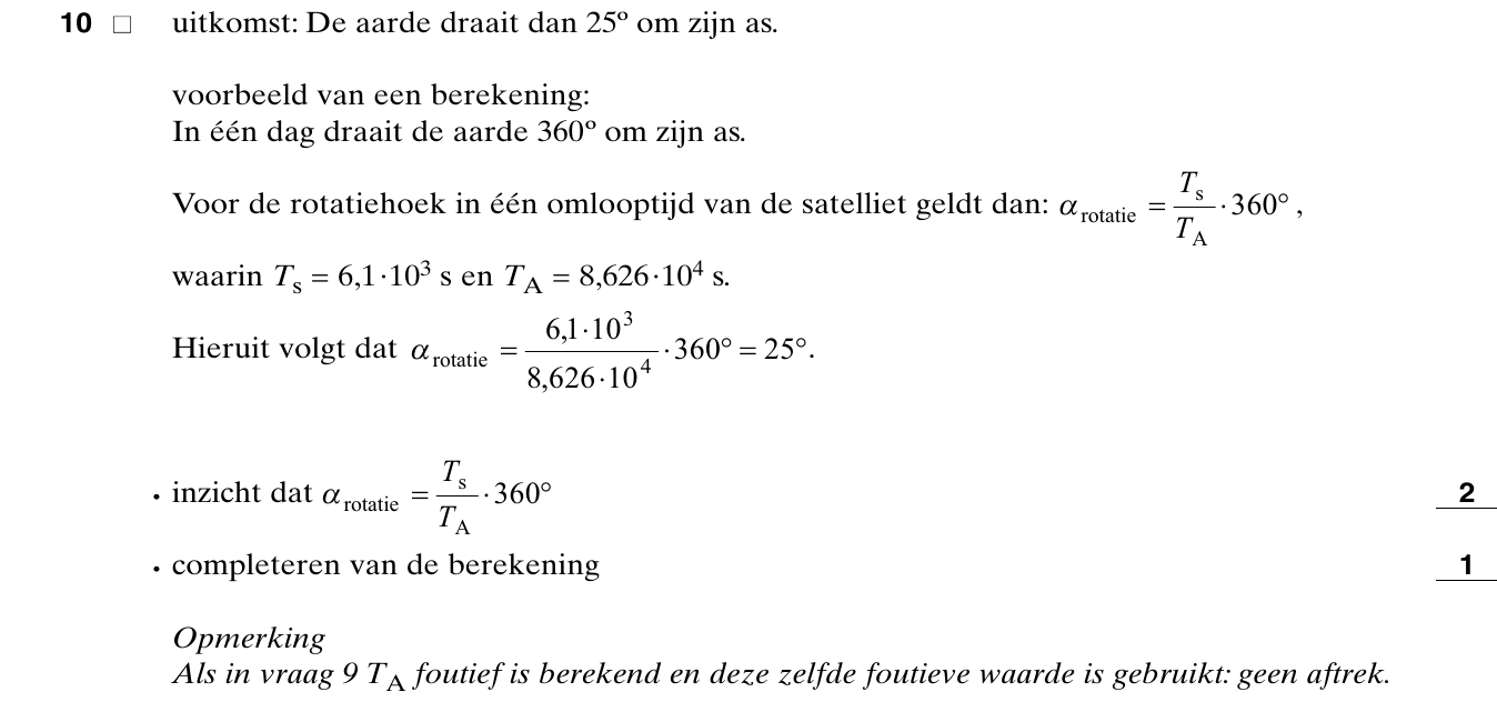 beoordelingsmodel vraag 10