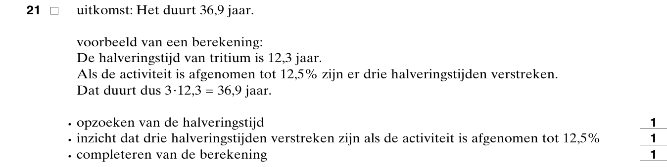 beoordelingsmodel vraag 21