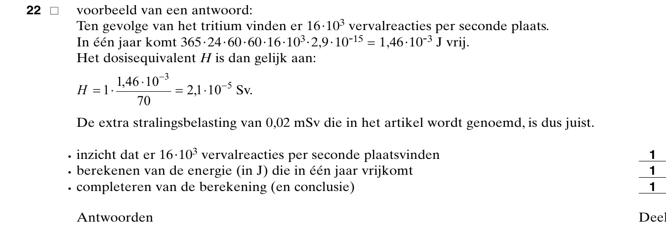 beoordelingsmodel vraag 22