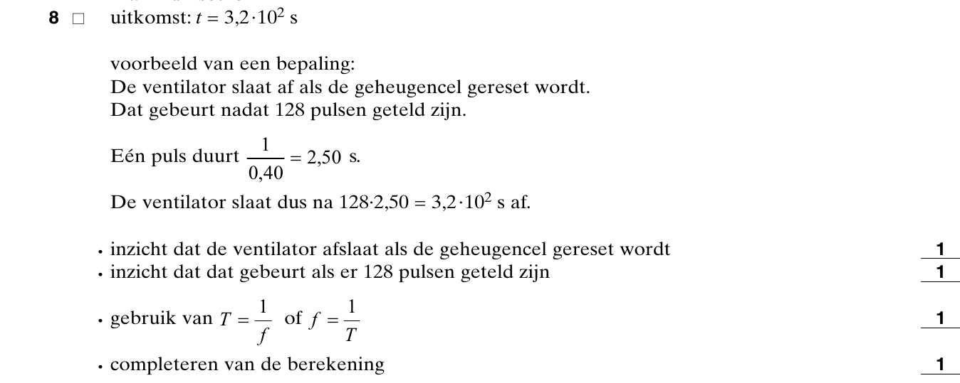 beoordelingsmodel vraag 8