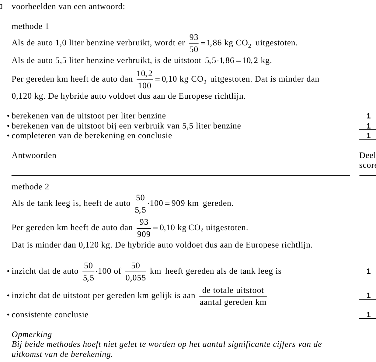 beoordelingsmodel vraag 24