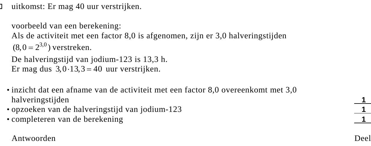 beoordelingsmodel vraag 8