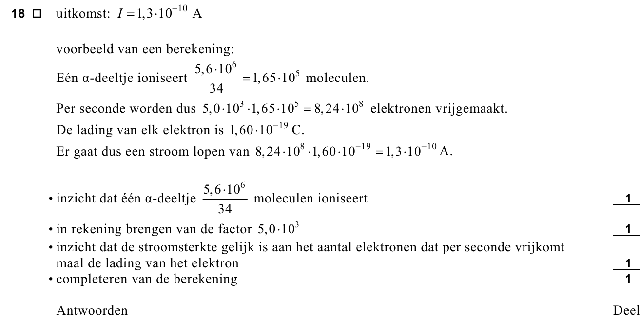 beoordelingsmodel vraag 18