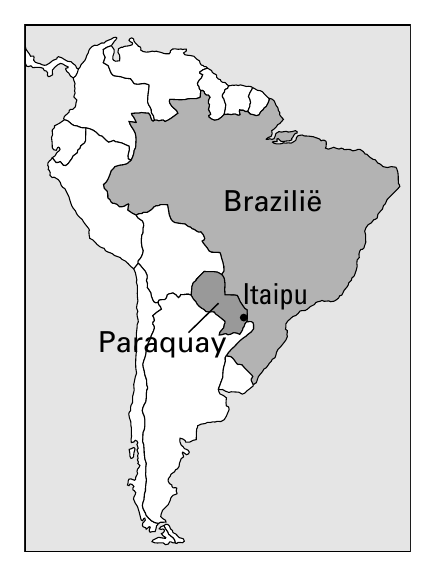 Brazilië Itaipu Paraquay