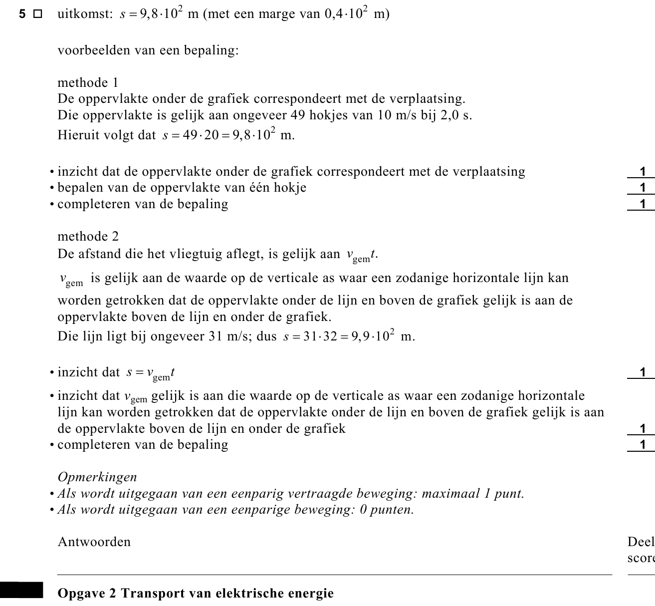 beoordelingsmodel vraag 5