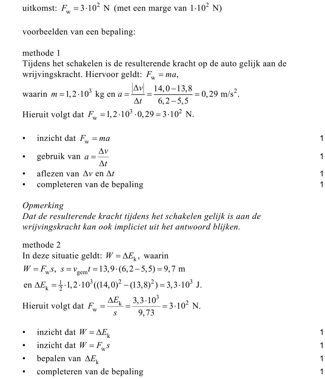 beoordelingsmodel vraag 3