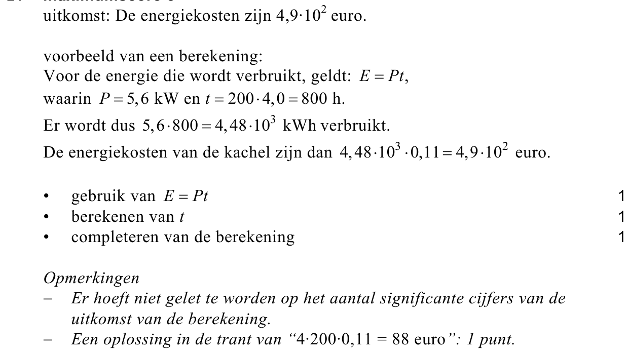 beoordelingsmodel vraag 21