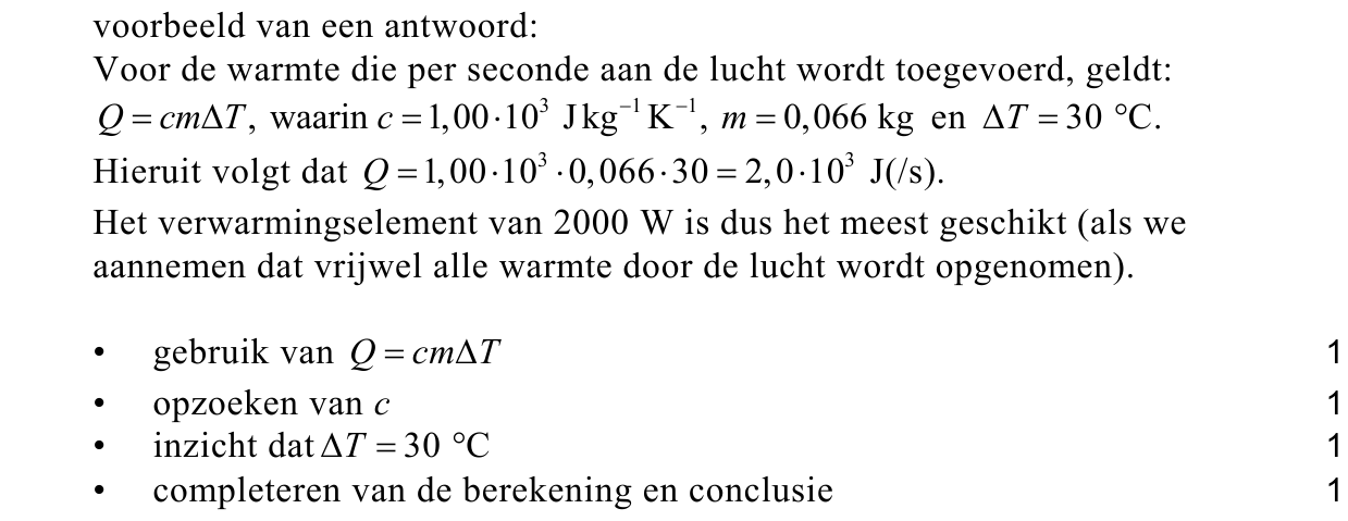beoordelingsmodel vraag 22