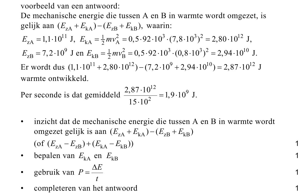 beoordelingsmodel vraag 19