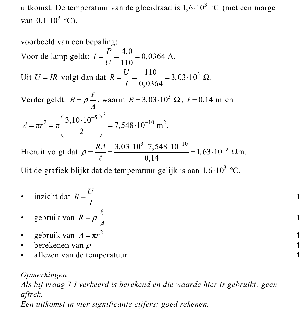 beoordelingsmodel vraag 9