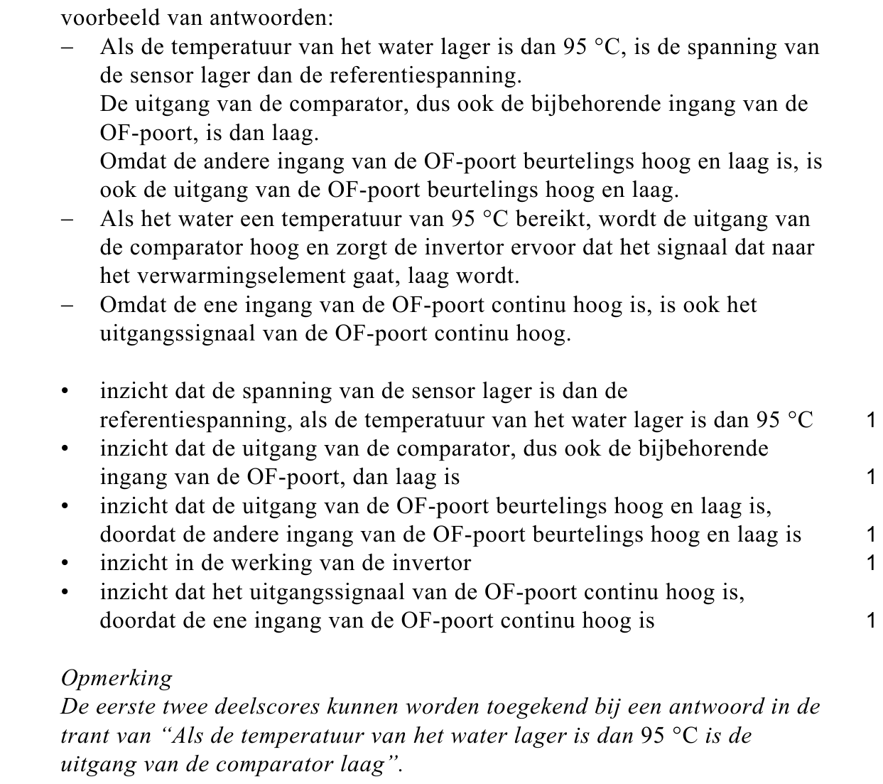 beoordelingsmodel vraag 24