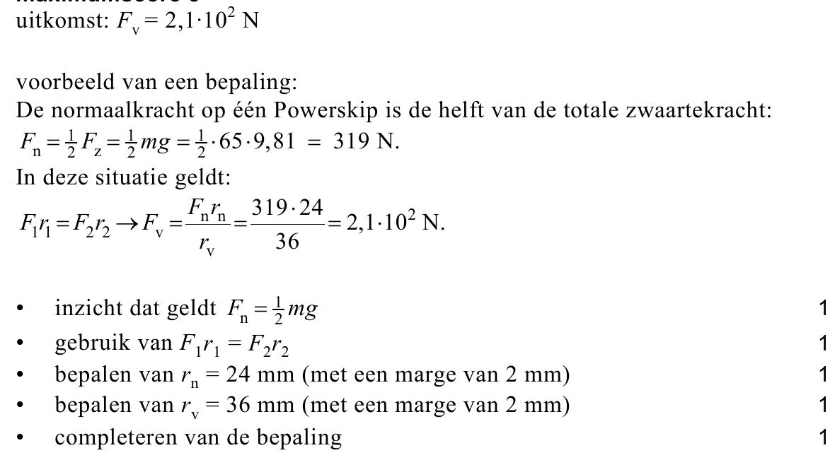 beoordelingsmodel vraag 13