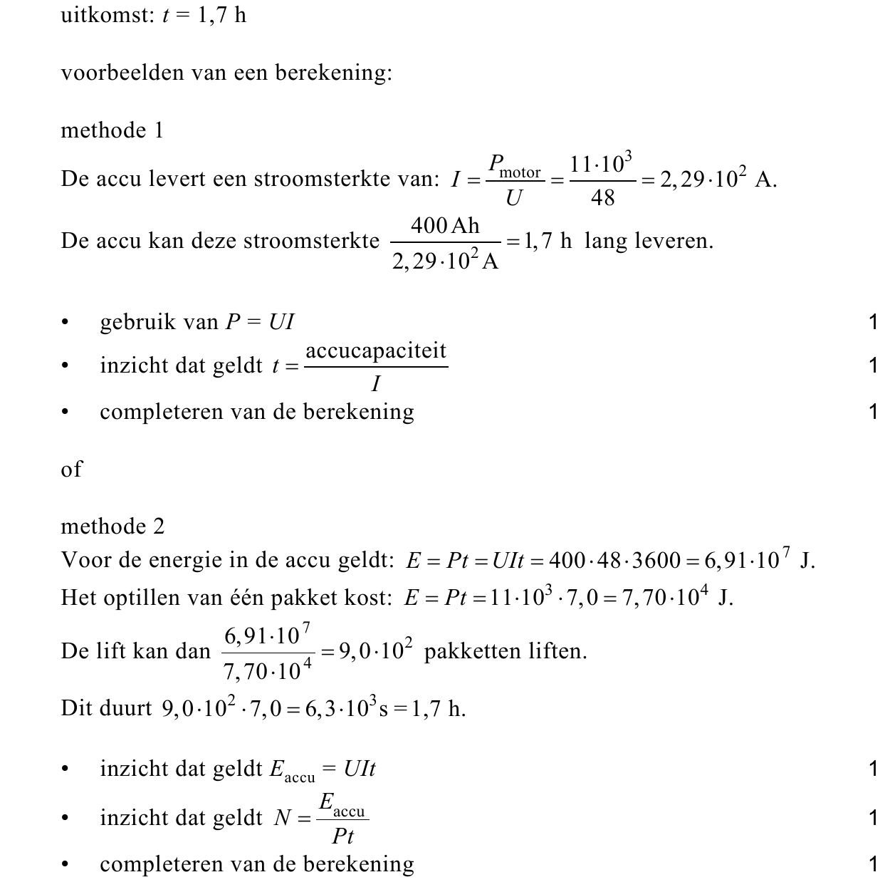 beoordelingsmodel vraag 10