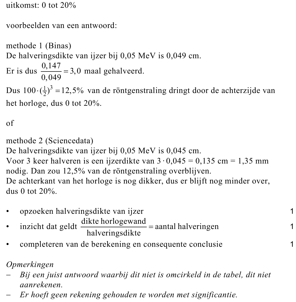 beoordelingsmodel vraag 23