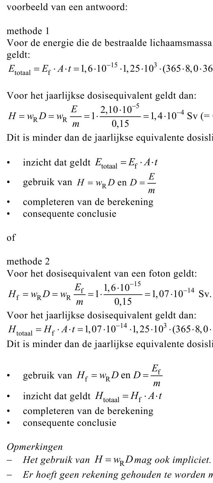 beoordelingsmodel vraag 18