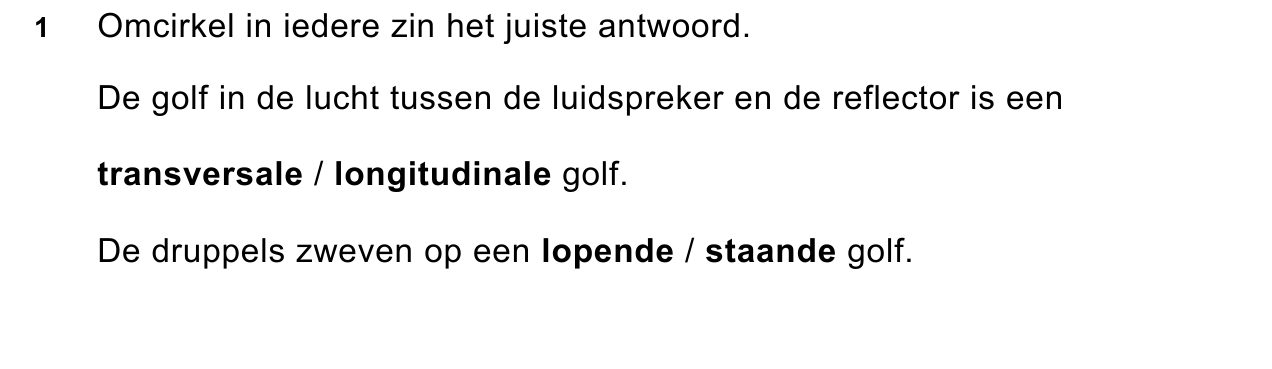 uitwerkbijlage bij vraag 1