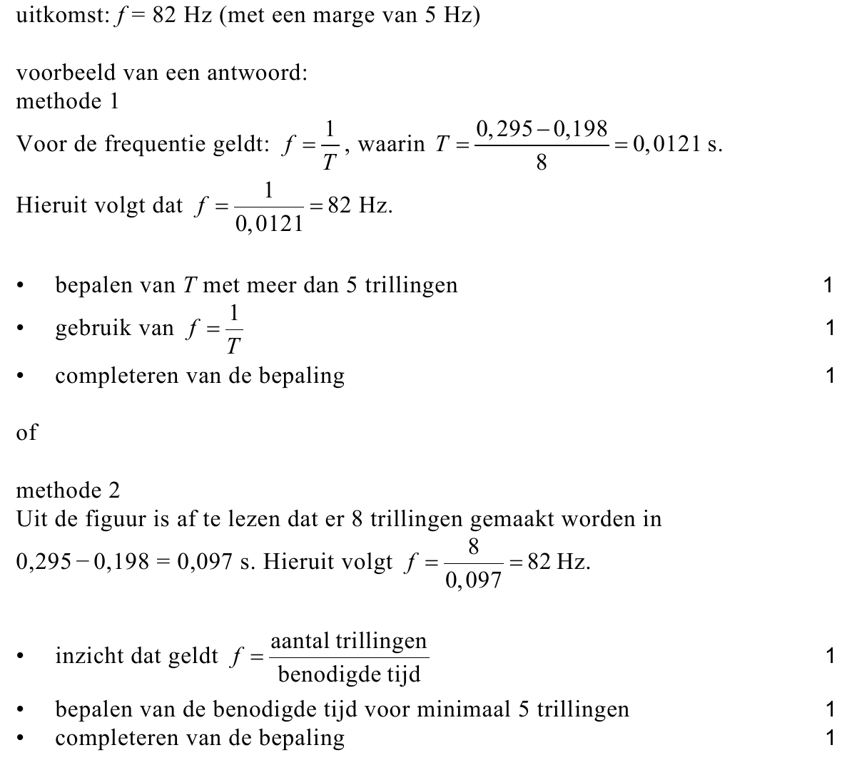 beoordelingsmodel vraag 18